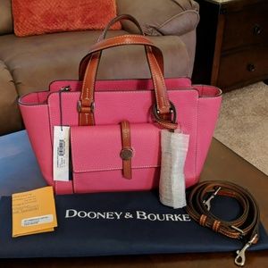 RARE ! NWT Dooney & Bourke Pink Small Shopper
